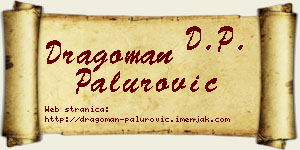 Dragoman Palurović vizit kartica